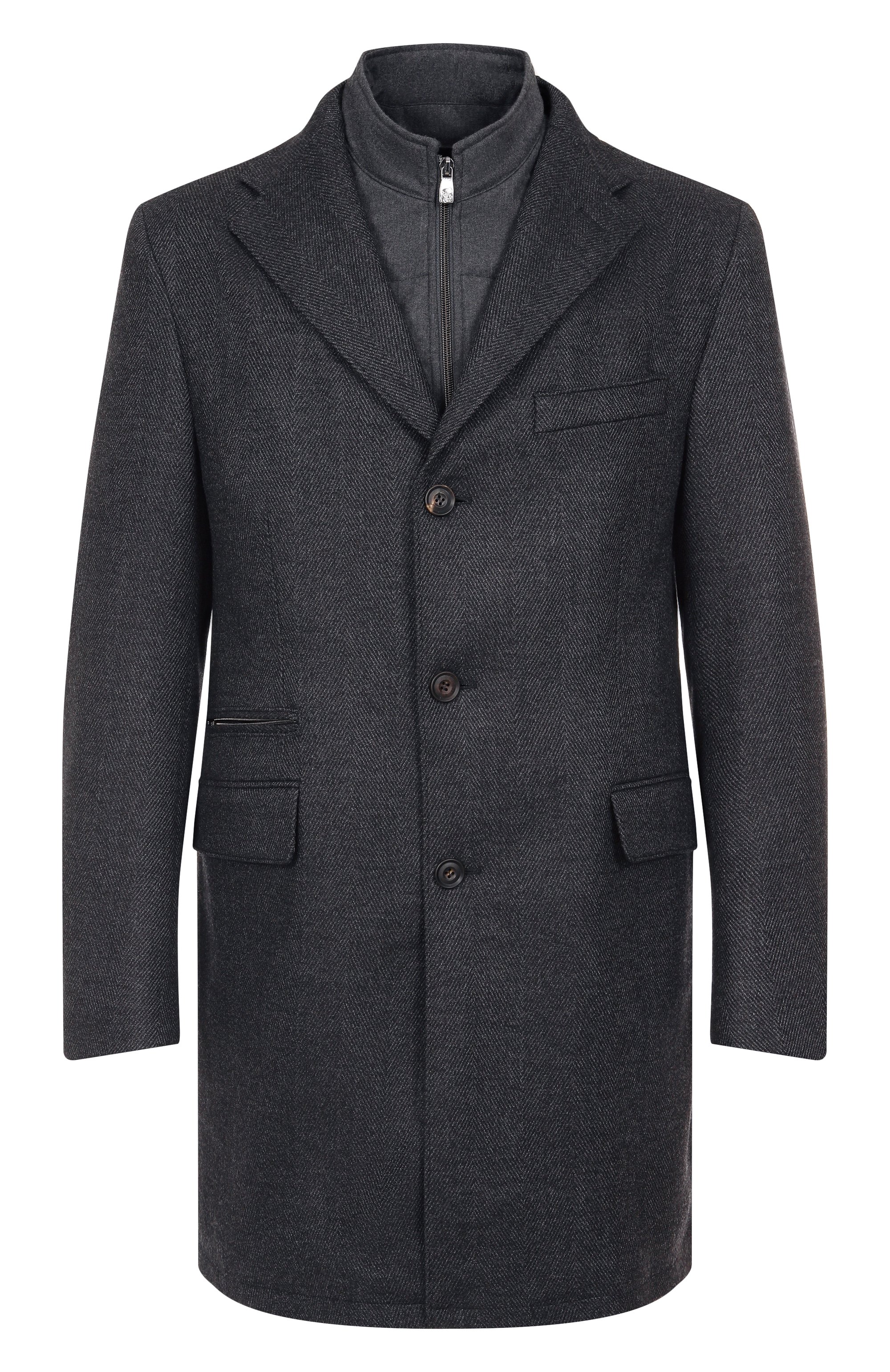 Шерстяное пальто CORNELIANI, арт. 261590-2612500, фото 1