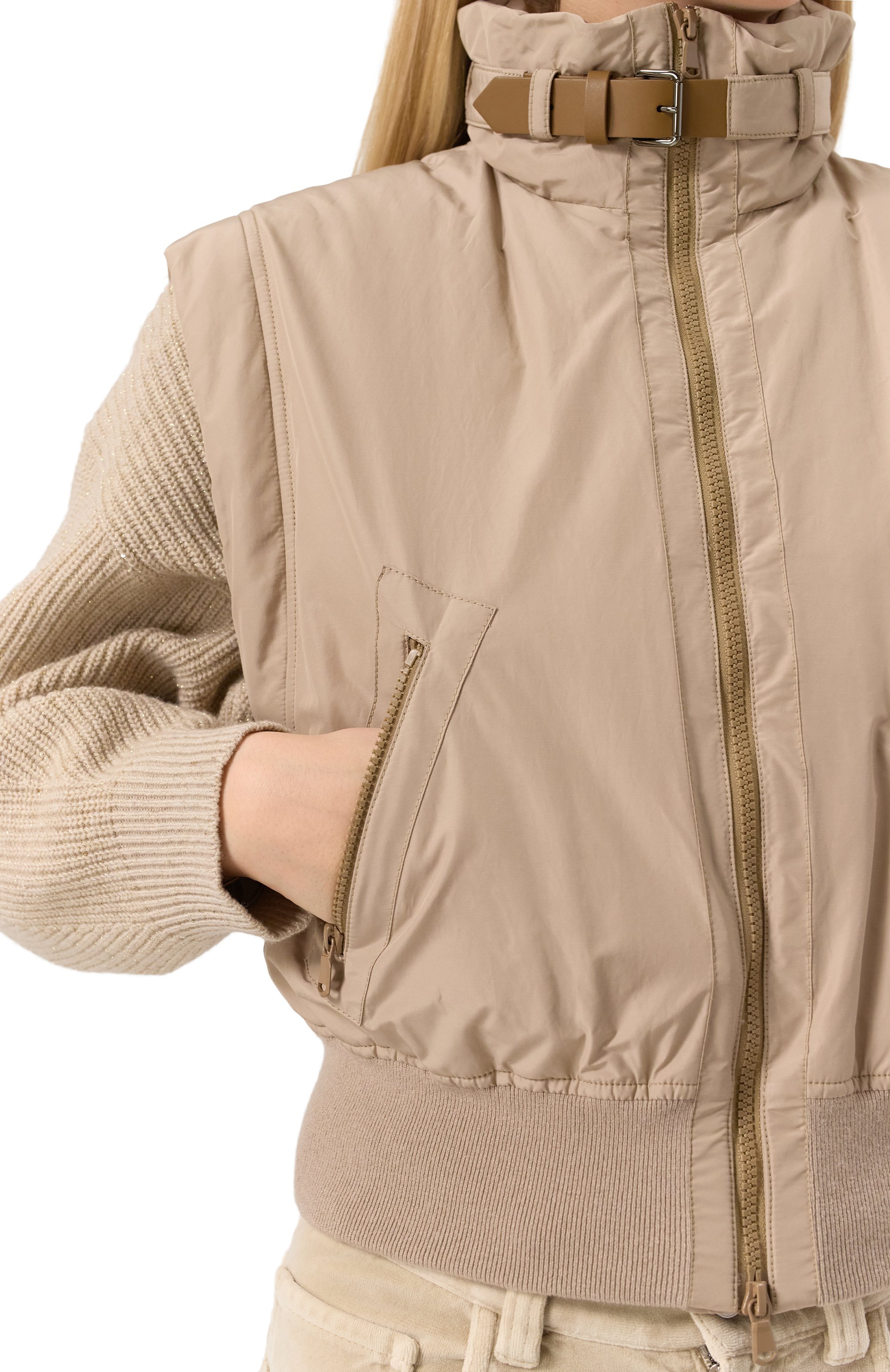 Пуховый жилет BRUNELLO CUCINELLI, арт. MB5747984P, фото 5