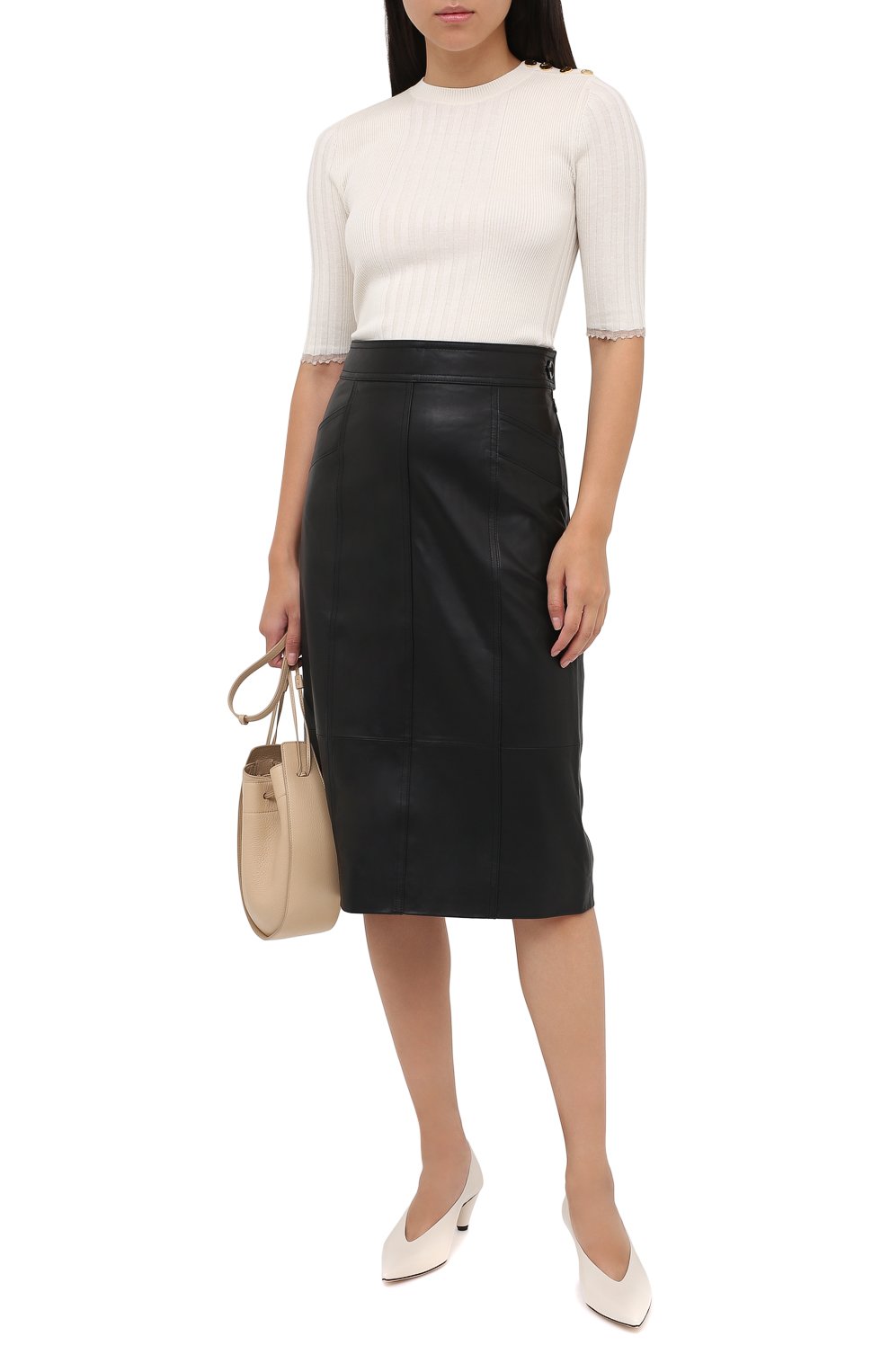 Пуловер из шелка и кашемира PROENZA SCHOULER, арт. R2037480-KS052, фото 2