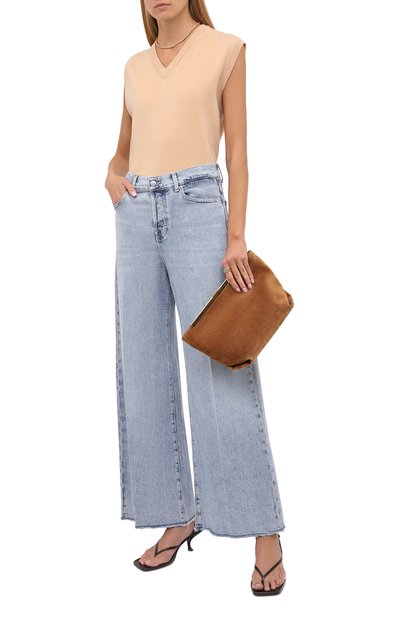 Джинсы 7 FOR ALL MANKIND светло-голубого цвета по цене 21850 руб., арт. JSZ0B75TL0, фото 2 Джинсы 7 FOR ALL MANKIND, арт. JSZ0B75TL0, фото 2
