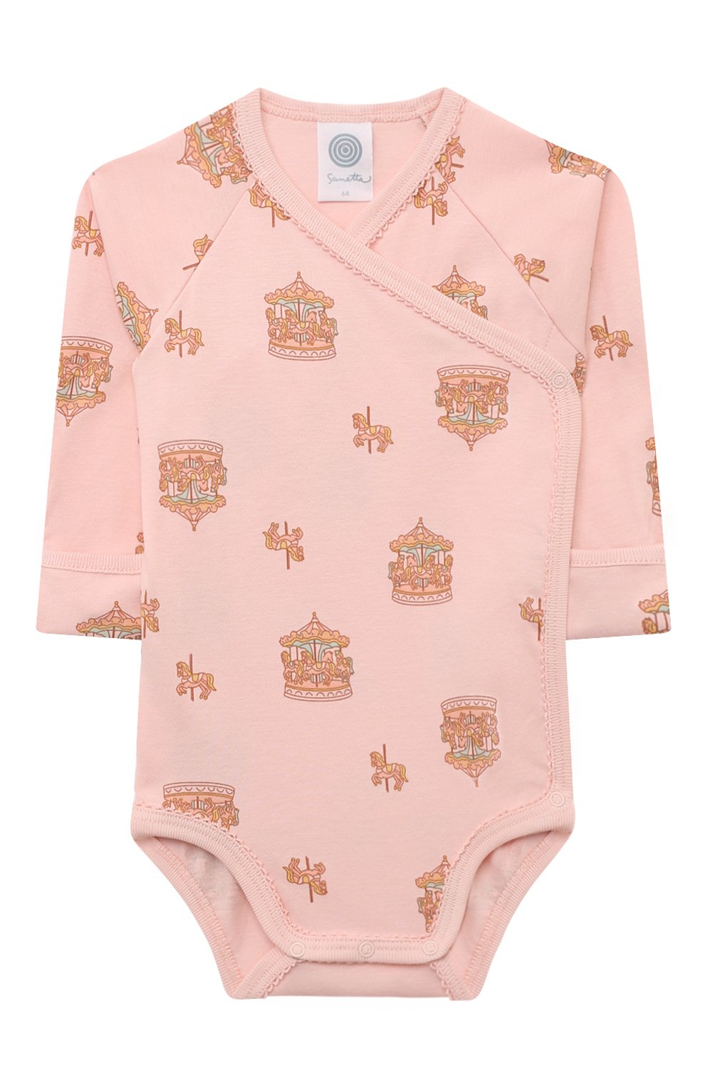 Хлопковое боди SANETTA, арт. 324532, фото 1