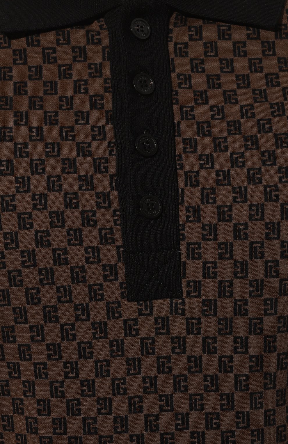 Хлопковое поло BALMAIN, арт. BH0GB070/JH18, фото 5