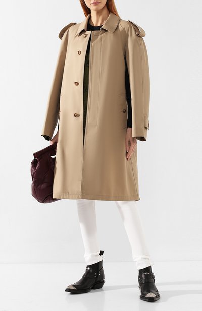 Тренч MAISON MARGIELA бежевого цвета по цене 278000 руб., арт. S51AH0107/S48086, фото 2 Тренч MAISON MARGIELA, арт. S51AH0107/S48086, фото 2