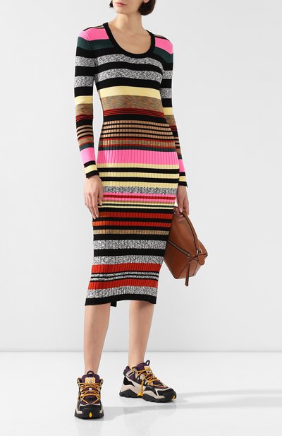 Платье KENZO разноцветного цвета по цене 41550 руб., арт. F962R0402807, фото 2 Платье KENZO, арт. F962R0402807, фото 2