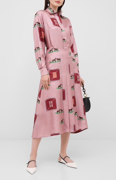 Кожаные балетки ree JIMMY CHOO, арт. REE FLAT/JWR, фото 2