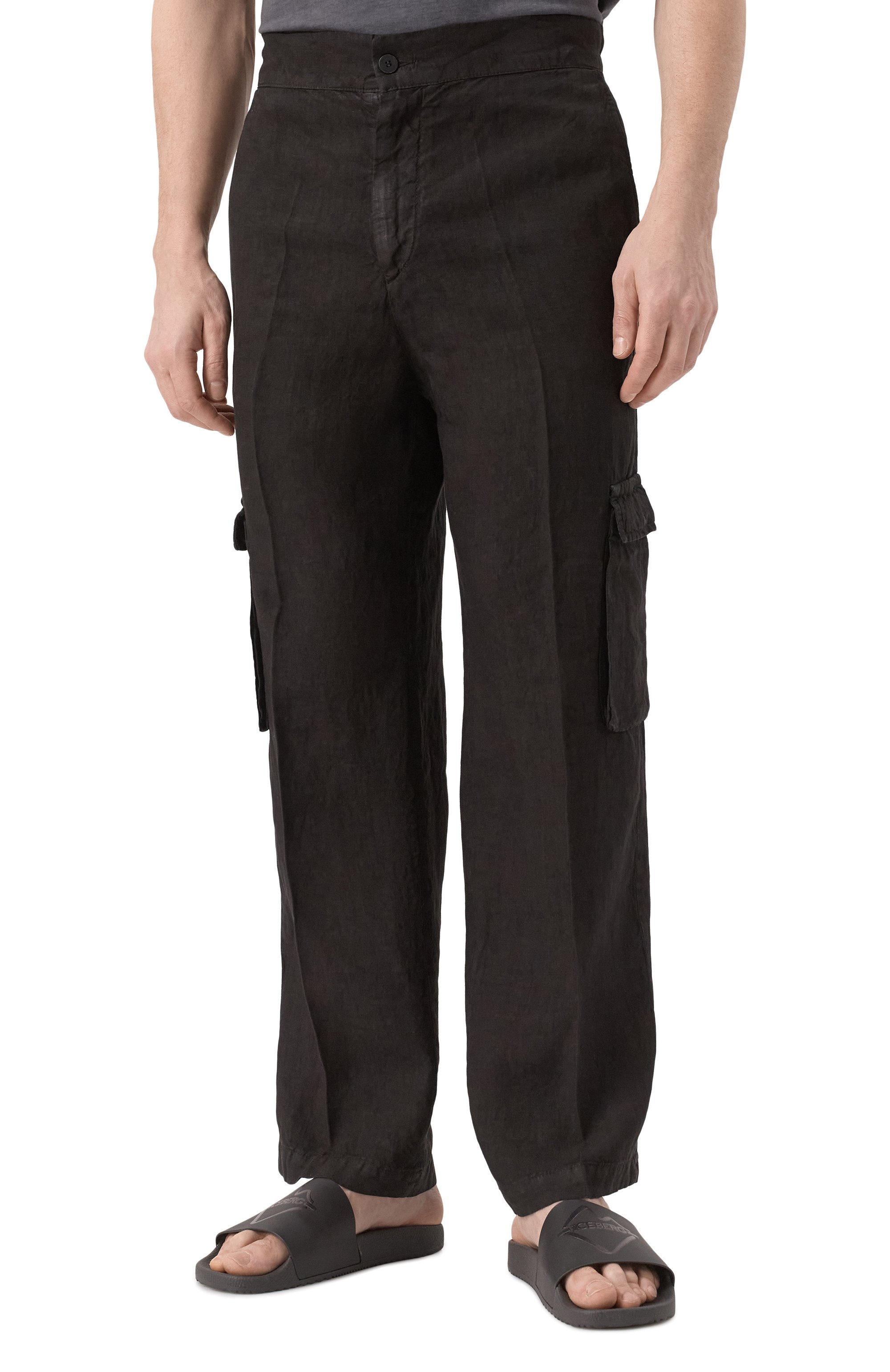 Льняные брюки-карго INLINUM, арт. CARG011, фото 3