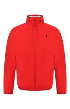 Мужской бомбер POLO RALPH LAUREN красного цвета, арт. 710777217 | Фото 1 (Кросс-КТ: Куртка, бомбер; Рукава: Длинные; Принт: Без принта; Материал внешний: Синтетический материал; Материал сплава: Проставлено; Материал подклада: Синтетический материал; Мужское Кр�осс-КТ: Верхняя одежда; Драгоценные камни: Проставлено; Длина (верхняя одежда): Короткие; Статус проверки: Проверена категория)