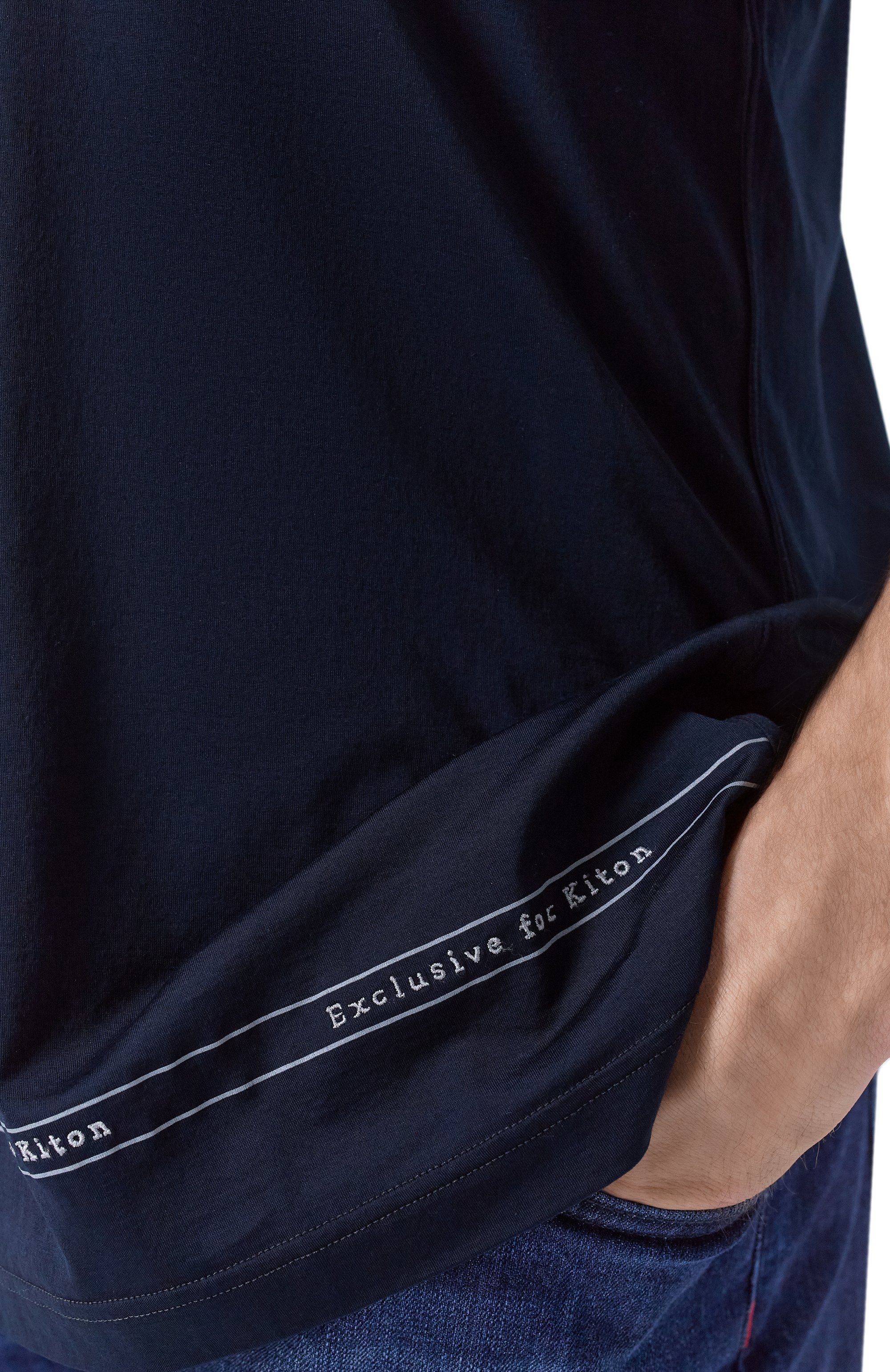 Хлопковая футболка KITON, арт. UMK0824K4, фото 5