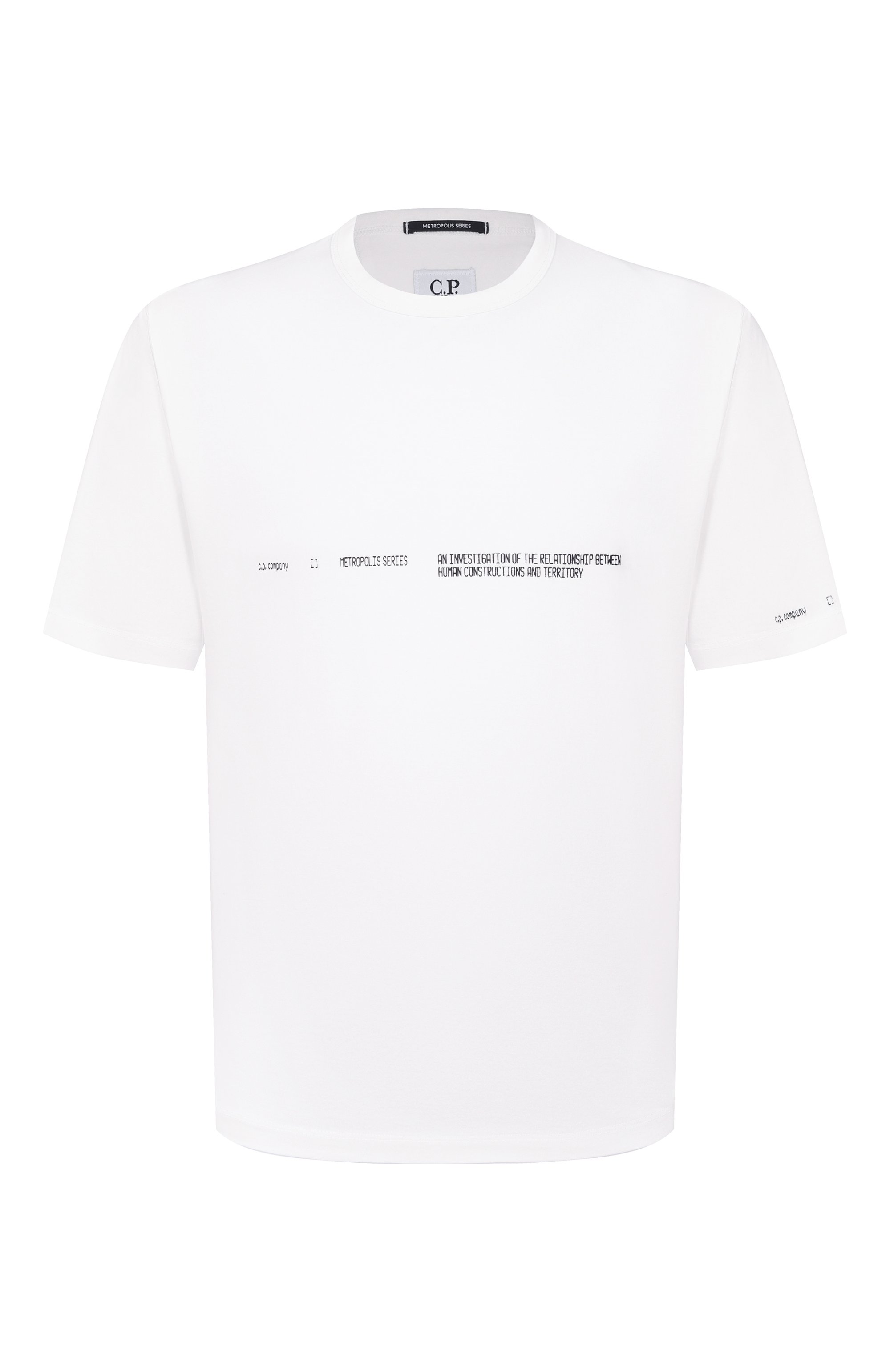 Хлопковая футболка C.P. COMPANY, арт. 20CLTS058A/006370W, фото 1
