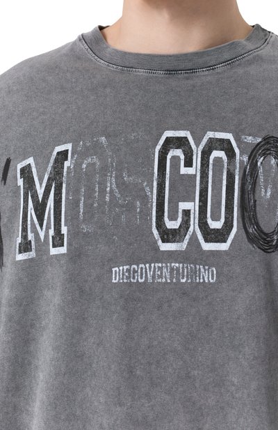 Хлопковый лонгслив DIEGO VENTURINO, арт. DVTSMLCC00L, фото 5