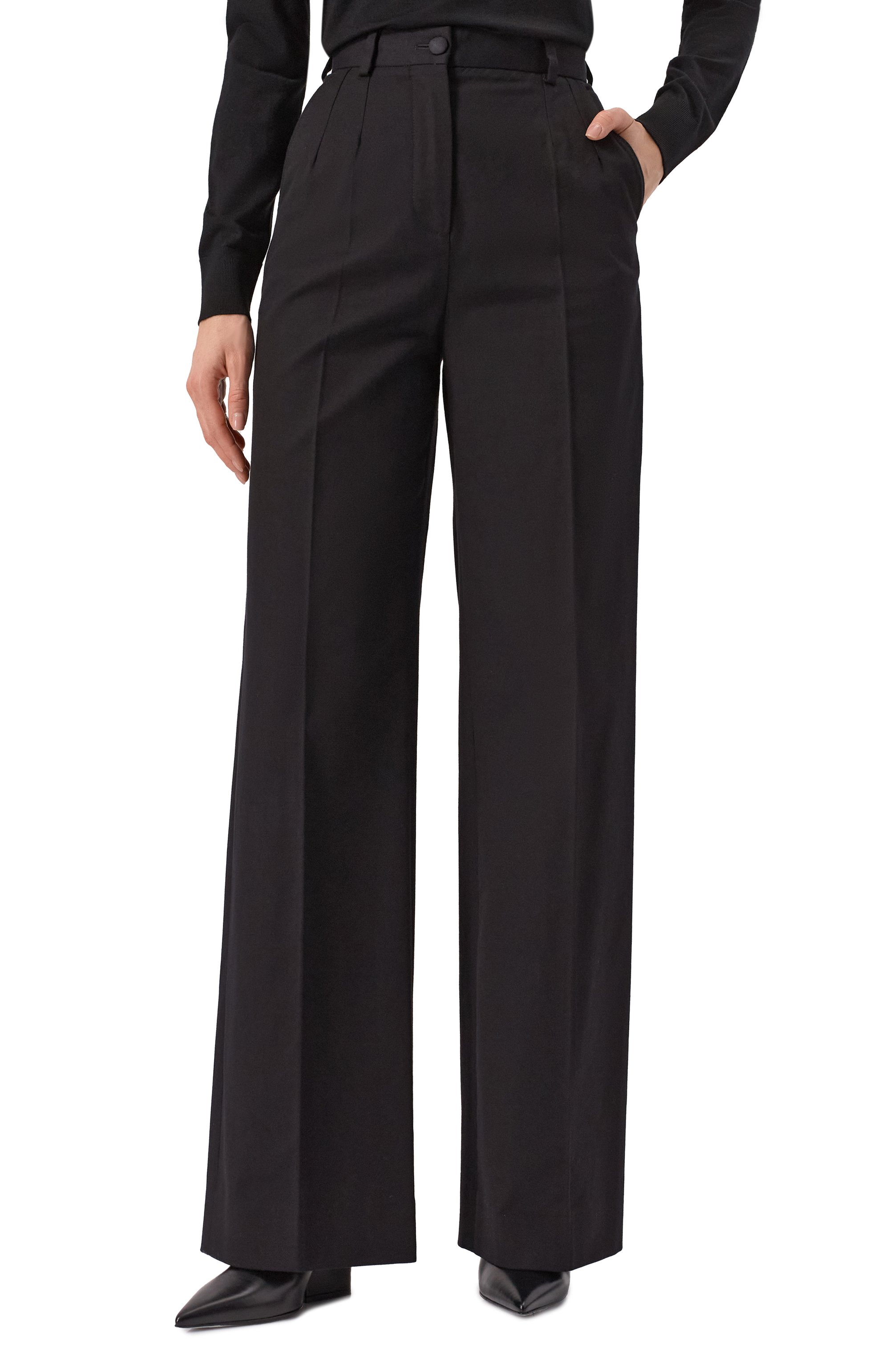 Хлопковые брюки DOLCE & GABBANA, арт. FTC20T/GDCDD, фото 3