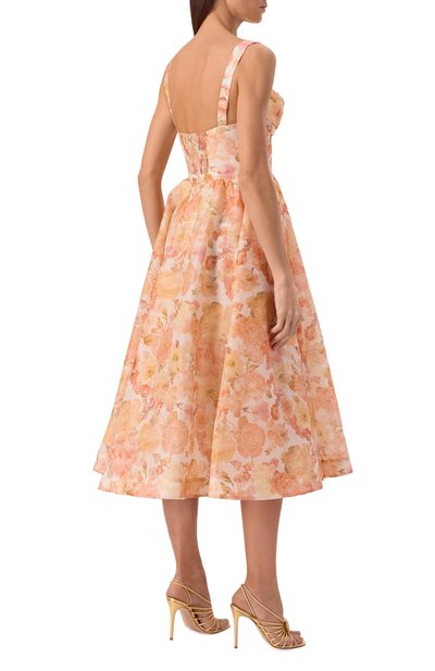 Платье изо льна и шелка ZIMMERMANN бежевого цвета по цене 388000 руб., арт. 6847DC261_001, фото 3 Платье изо льна и шелка ZIMMERMANN, арт. 6847DC261_001, фото 3