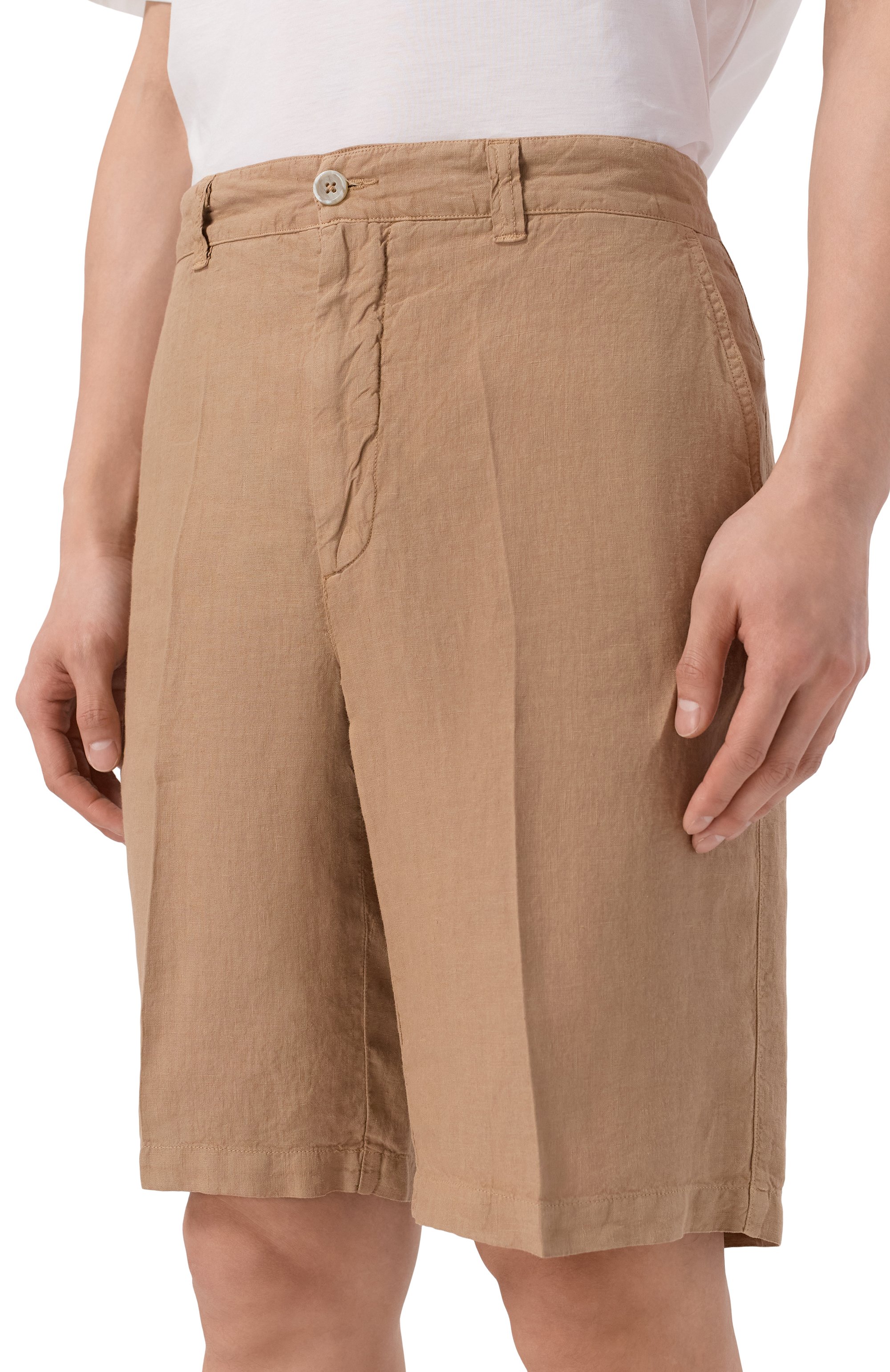 Льняные шорты 120% LINO, арт. 33ALIM2137/0253/000, фото 3