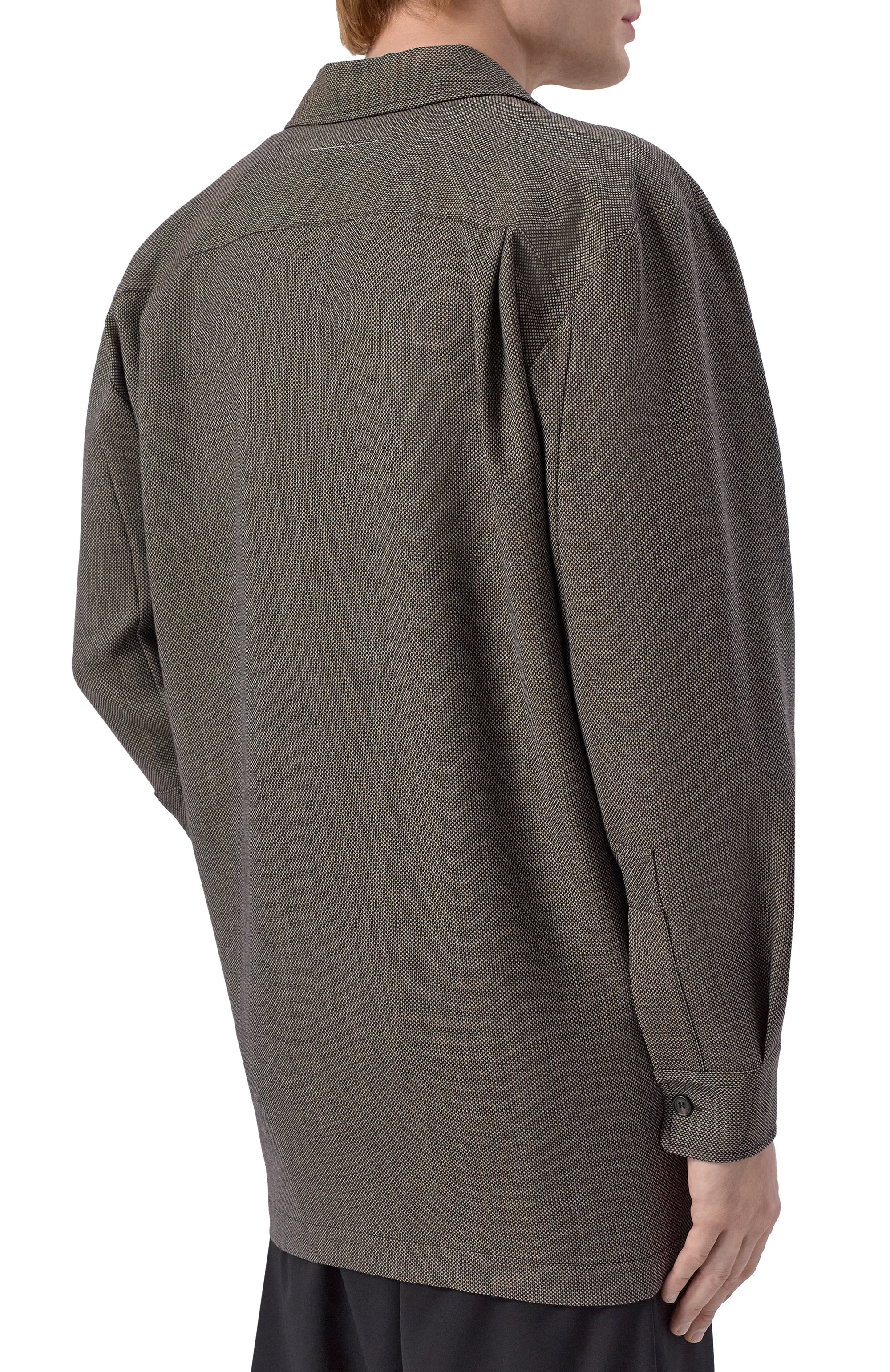 Шерстяная рубашка MM6, арт. S62DA0064/M35636, фото 4