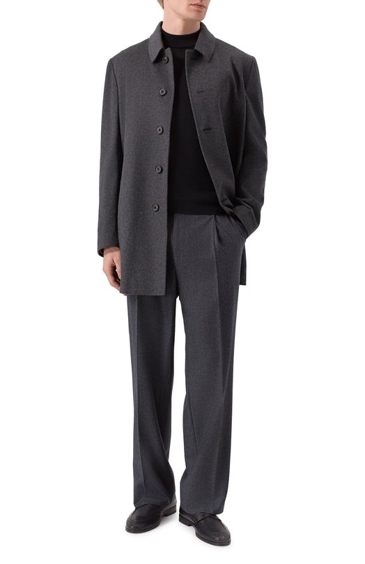 Шерстяной джемпер Andrea Campagna M5625-6687 Чёрный  M5625-6687 Фото 2