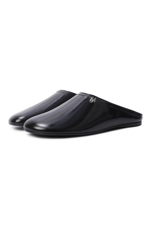 Кожаные сабо Emporio Armani EW004060/AF21961 Чёрный EW004060/AF21961