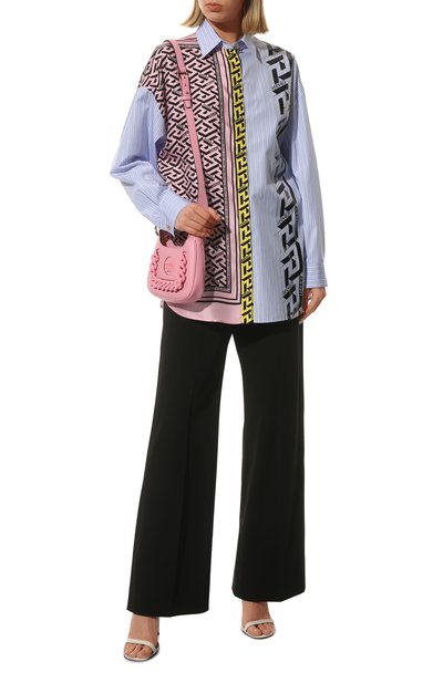 Шелковая рубашка VERSACE разноцветного цвета по цене 152000 руб., арт. 1003976/1A02884, фото 2 Шелковая рубашка VERSACE, арт. 1003976/1A02884, фото 2