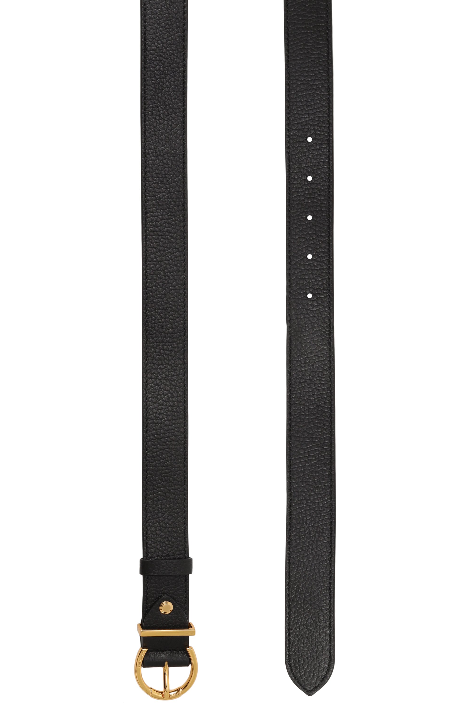 Кожаный ремень COCCINELLE черного цвета по цене 10450 руб., арт. E3N35110601, фото 3 Кожаный ремень COCCINELLE, арт. E3N35110601, фото 3