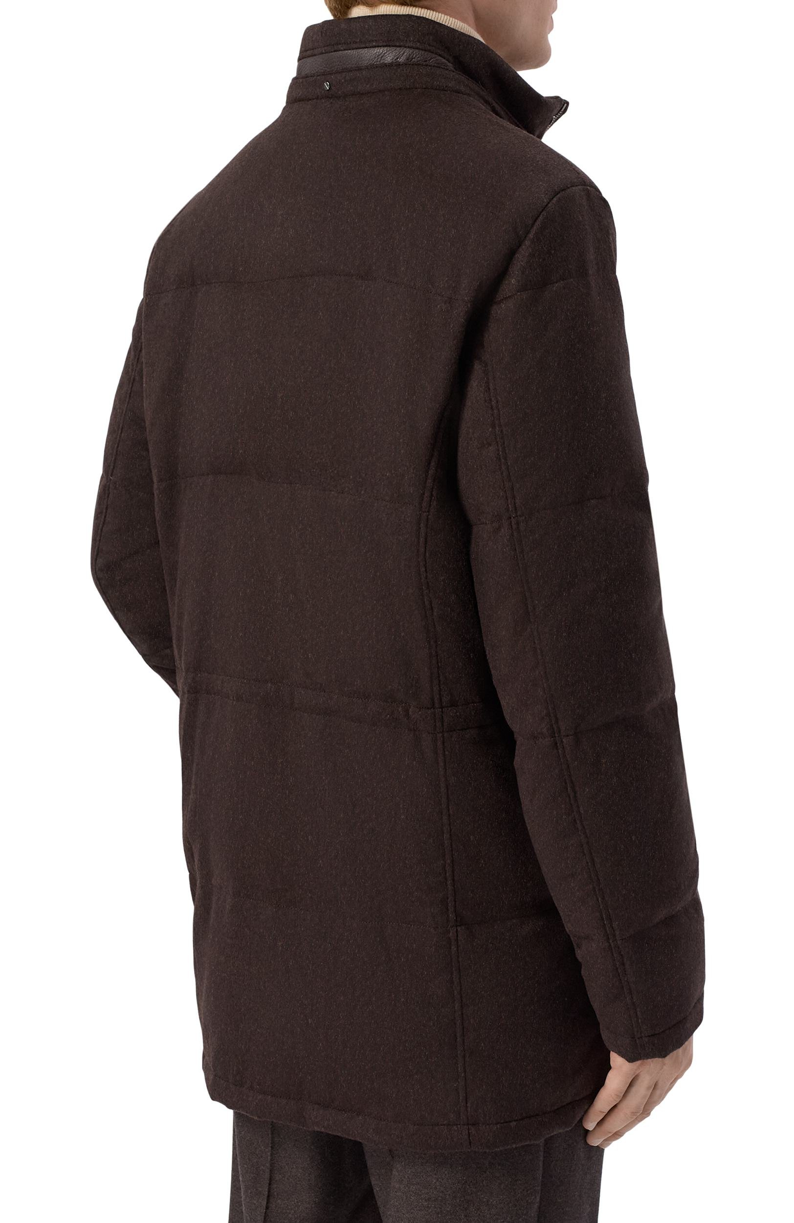 Кашемировый пуховик с отделкой из енота STEFANO RICCI, арт. MDJ6300293/4816, фото 6
