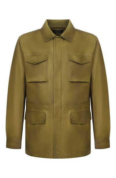 Мужская кожаная куртка KITON, арт. UW2381V0818H