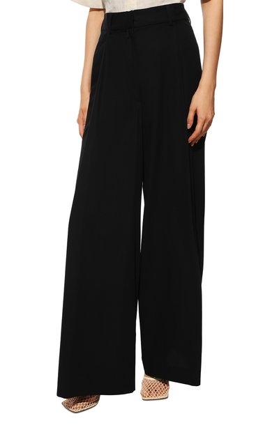 Хлопковые брюки DRIES VAN NOTEN темно-синего цвета по цене 59900 руб., арт. 221-010942-4284, фото 3 Хлопковые брюки DRIES VAN NOTEN, арт. 221-010942-4284, фото 3