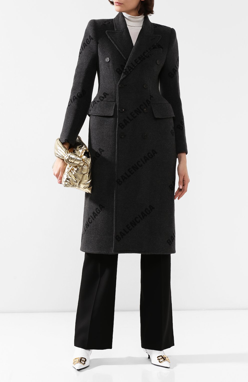 Двубортное пальто из кашемира BALENCIAGA, арт. 479864/TGU21, фото 2