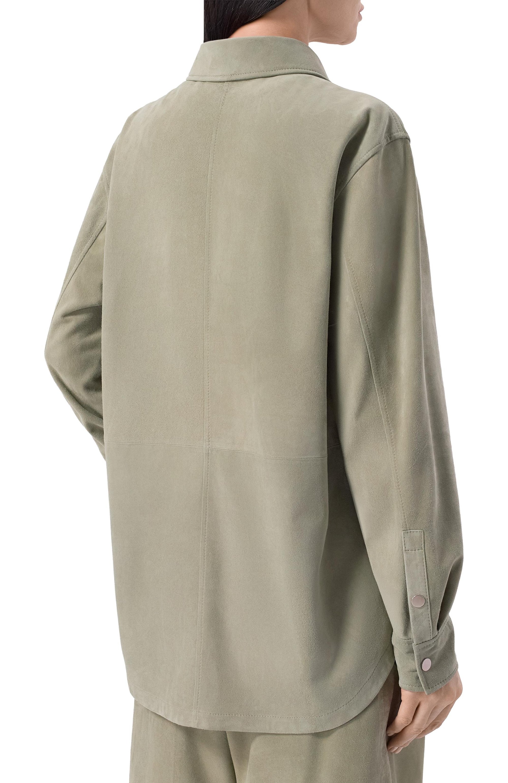 Замшевая рубашка MVST, арт. M26.2PW.L022 BIG SIZE/METIS SUEDE 0.4 MM, фото 4