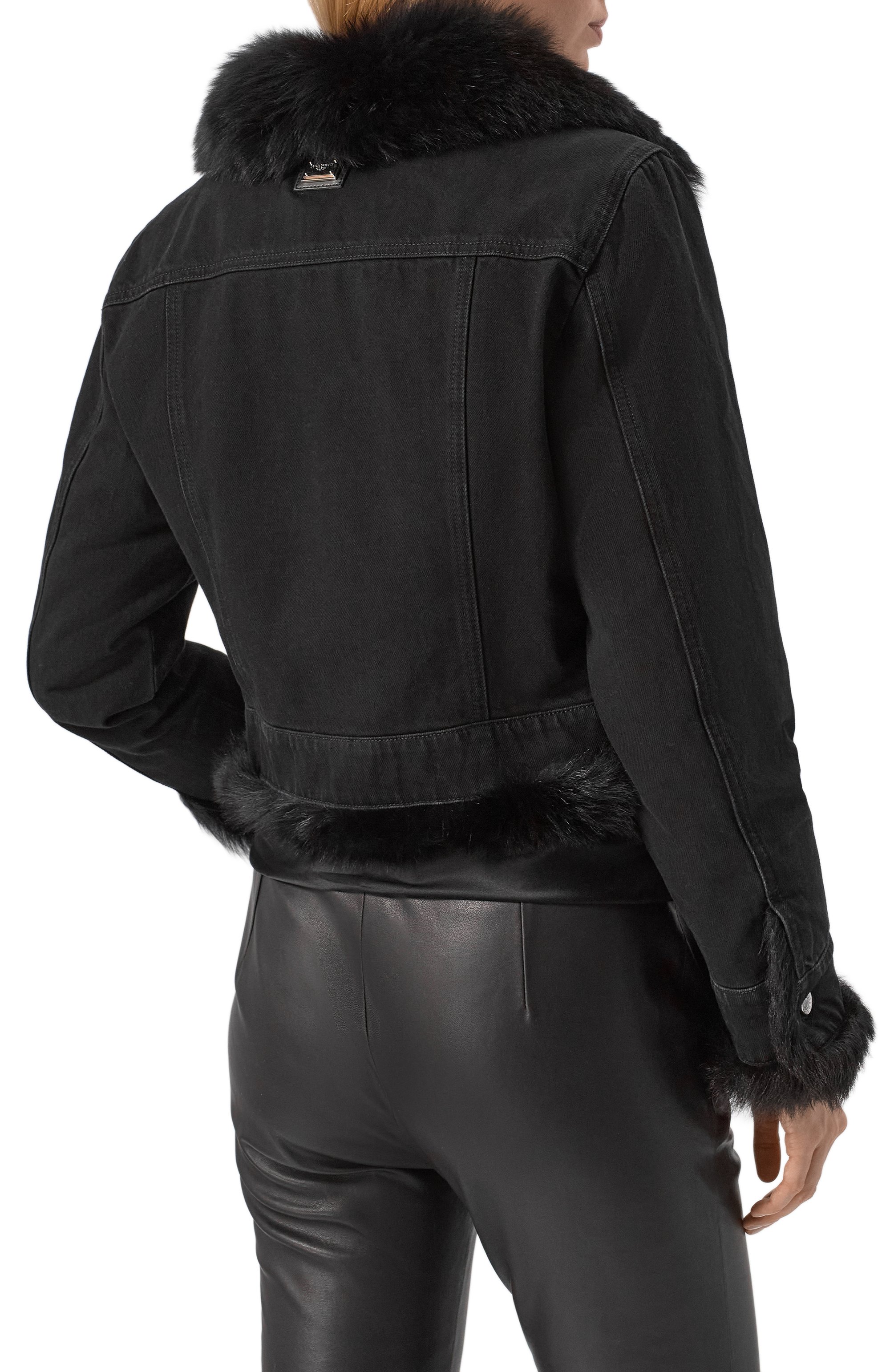 Джинсовая куртка с подкладкой из овчины DOLCE & GABBANA, арт. F9S97Z/G80D8, фото 4