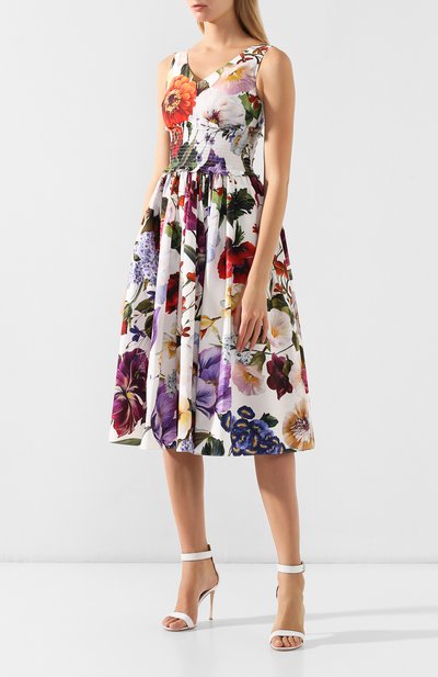 Хлопковое платье DOLCE & GABBANA, арт. F6D2ST/HS5DQ, фото 3