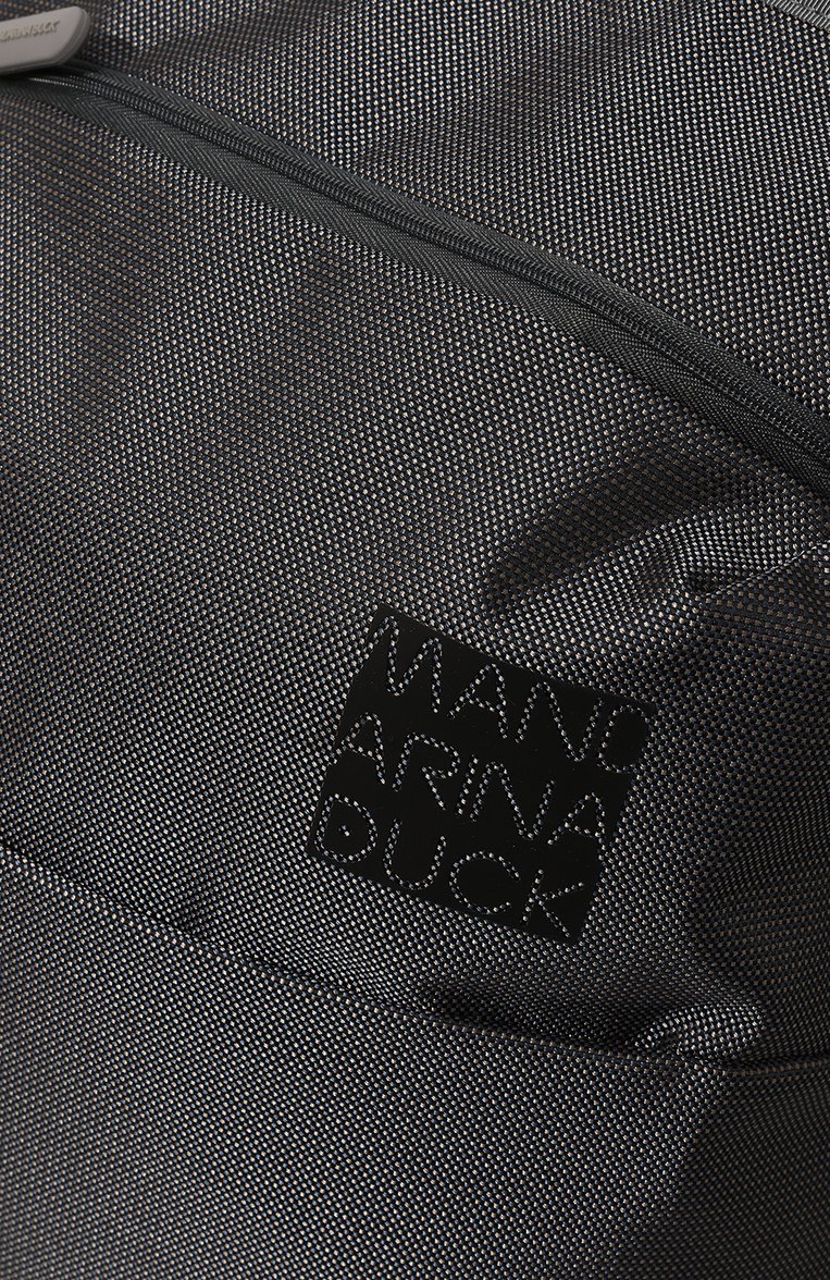 Мужской рюкзак district  MANDARINA DUCK темно-серого цвета, арт. KPT11-465 | Фото 3 (Материал: Текстиль; Размер: large; Стили: Кэжуэл)