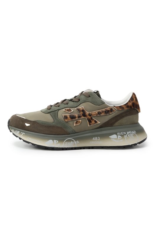 Комбинированные кроссовки Lauryn Premiata LAURYN/VAR 7790 Хаки  LAURYN/VAR 7790 Фото 4
