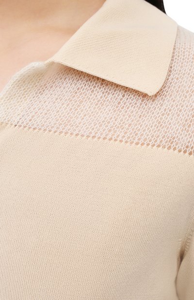 Хлопковый топ MAISON MARGIELA бежевого цвета по цене 47400 руб., арт. S51GL0031/S17676, фото 5 Хлопковый топ MAISON MARGIELA, арт. S51GL0031/S17676, фото 5