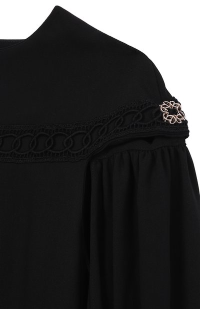 Платье ELIE SAAB JUNIOR черного цвета по цене 87850 руб., арт. EFAB126 ML/TS1036, фото 3 Платье ELIE SAAB JUNIOR, арт. EFAB126 ML/TS1036, фото 3