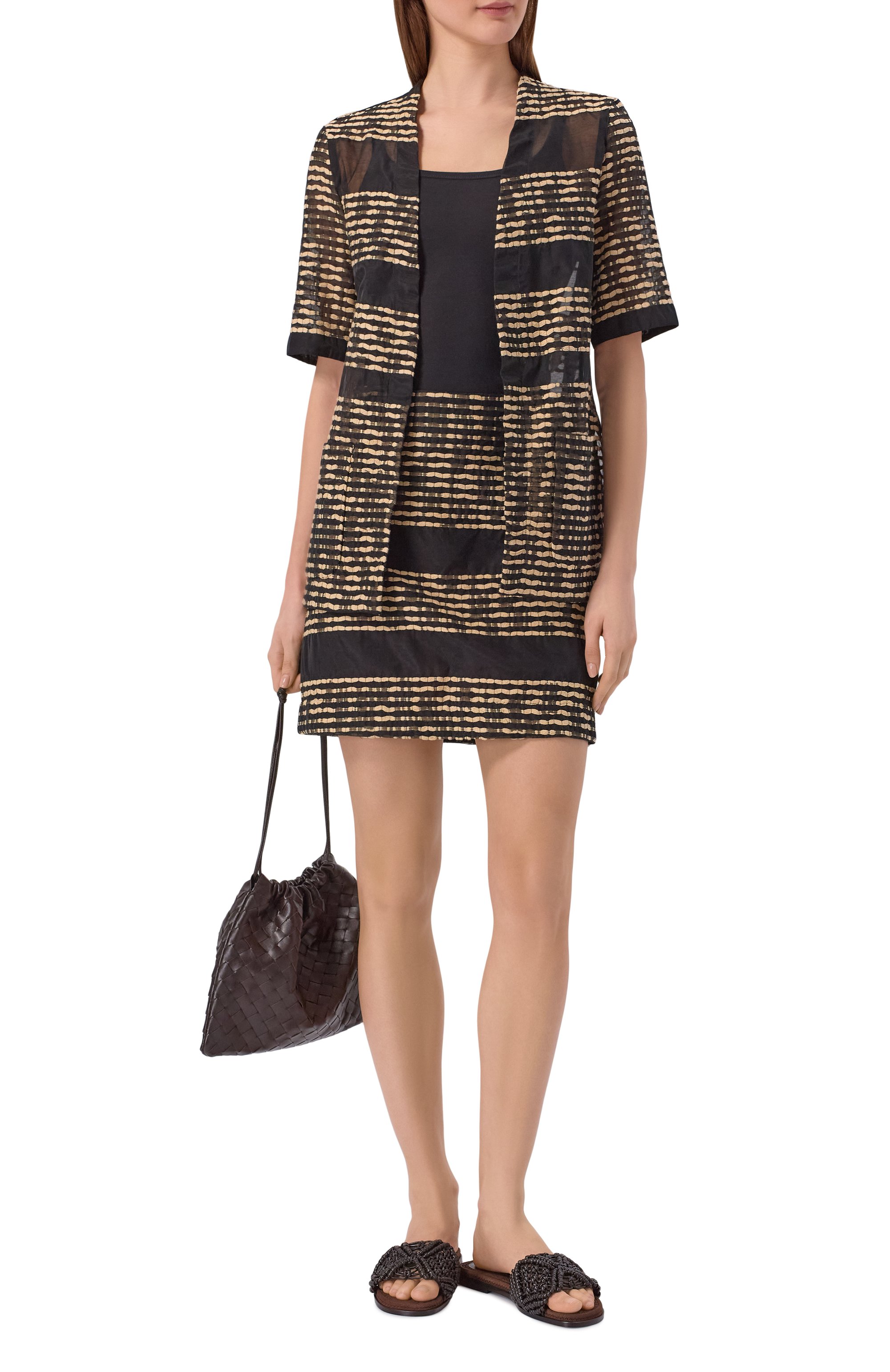 Кожаные шлепанцы AGNONA, арт. LI1102E/L8265E, фото 3