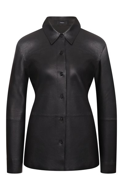 Женская кожаная рубашка THEORY, арт. P0100508