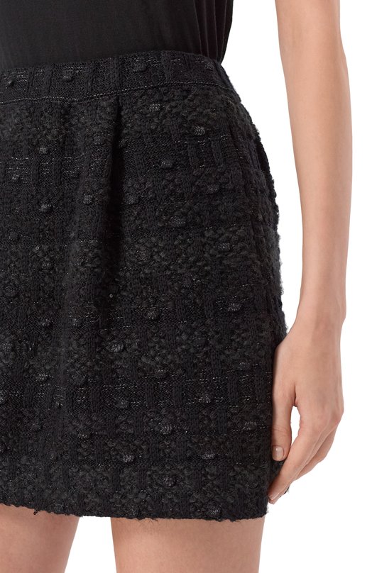 Шерстяная юбка AND the brand W26-SK050-1002-900 Чёрный  W26-SK050-1002-900 Фото 5