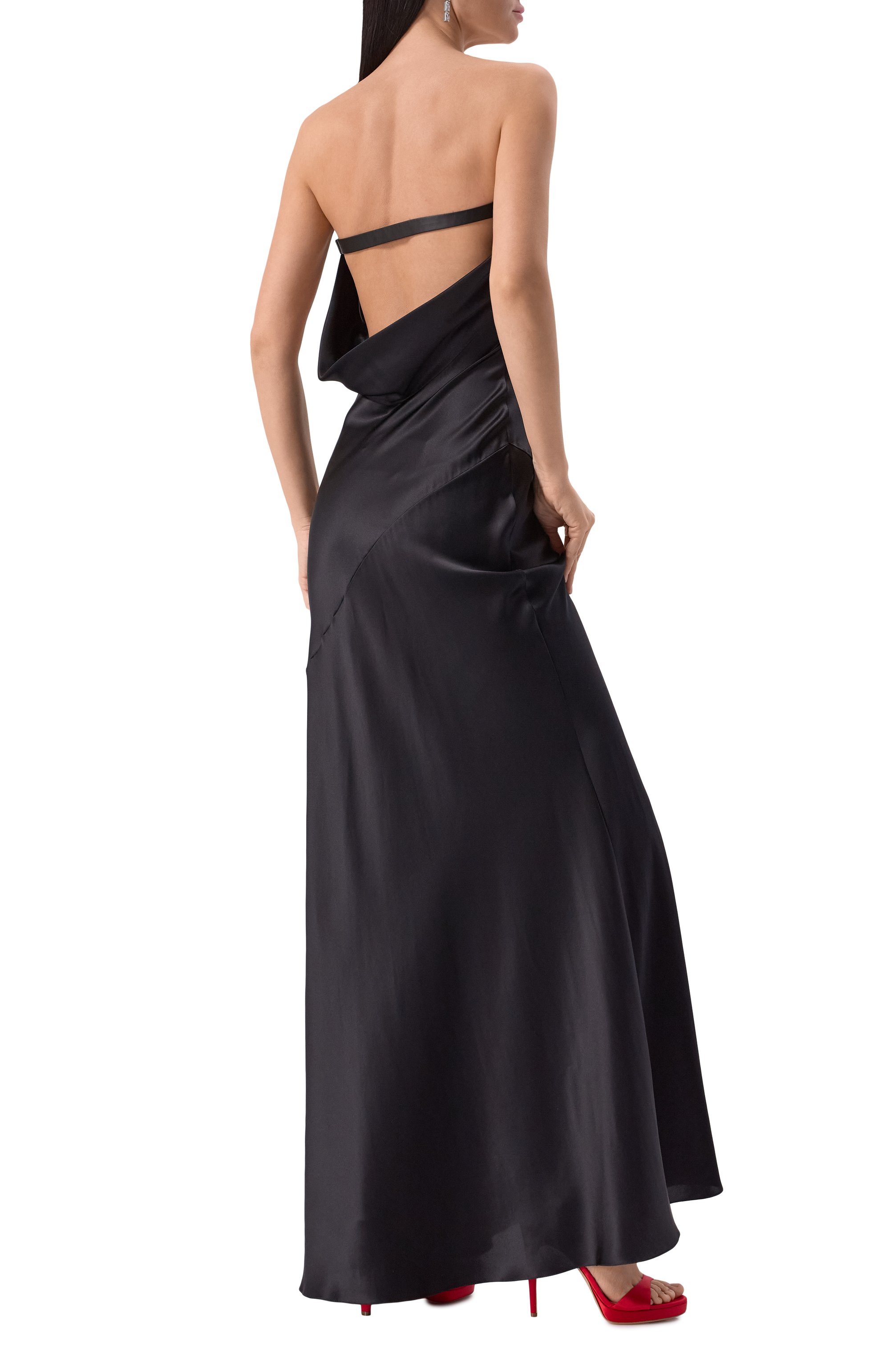 Атласное платье LOUVE, арт. 24-1-03-01-01, фото 4