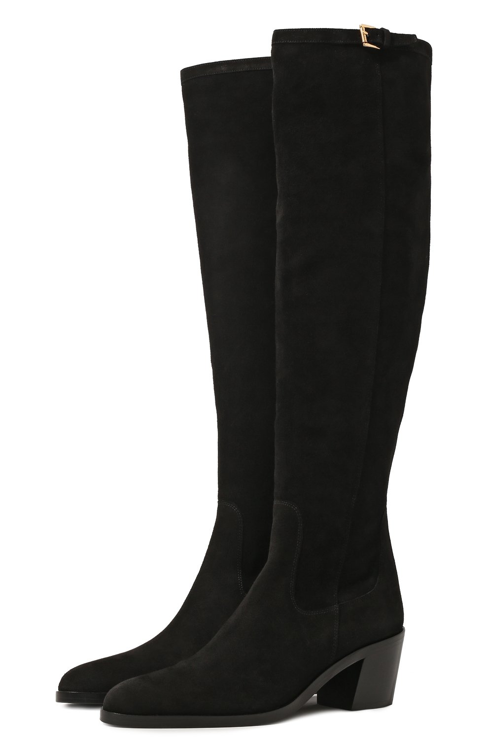 Замшевые сапоги BY FAR, арт. 22PFETSBLU, фото 1