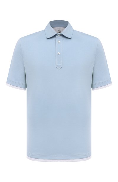 Мужское хлопковое поло BRUNELLO CUCINELLI, арт. M0B133966