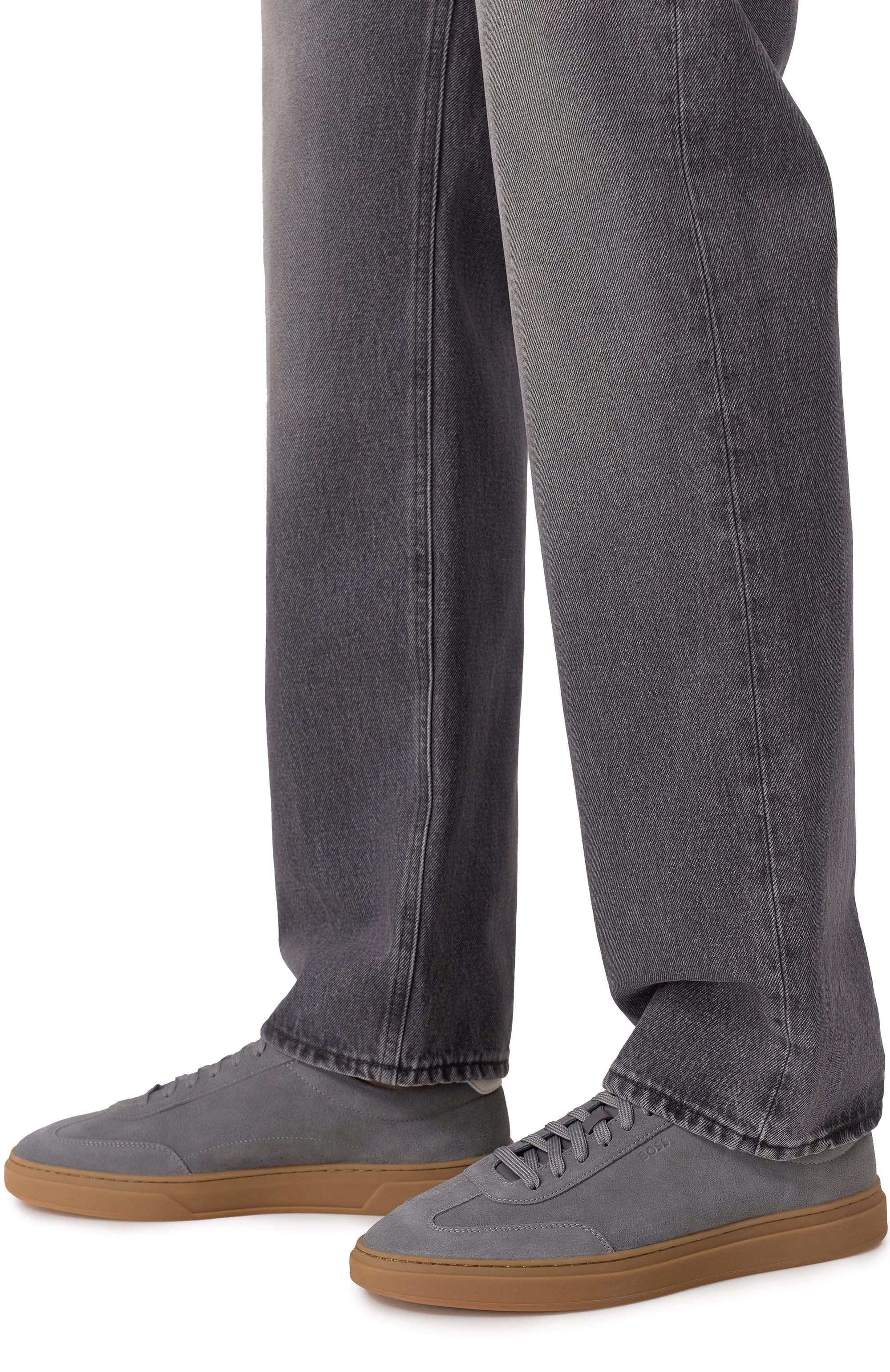 Замшевые кеды kieran BOSS, арт. 50548715, фото 3