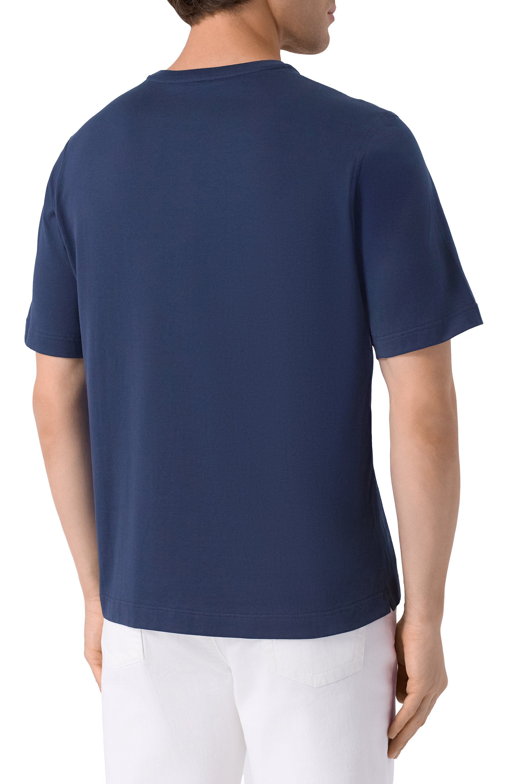 Хлопковая футболка ZILLI, арт. TSR02IM0100VLEST0, фото 4