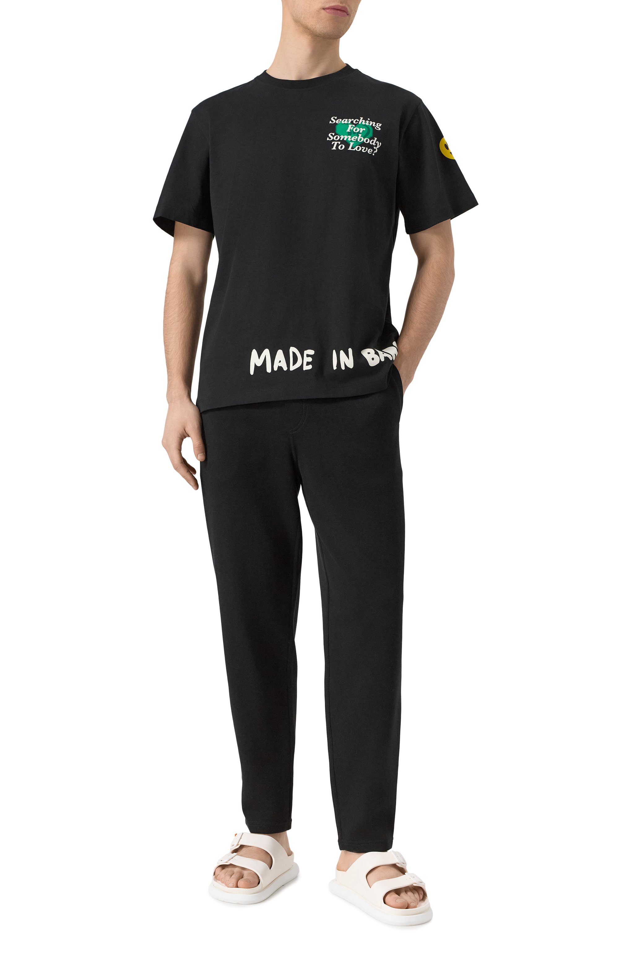 Хлопковая футболка BARROW, арт. S5BWMATH060, фото 2