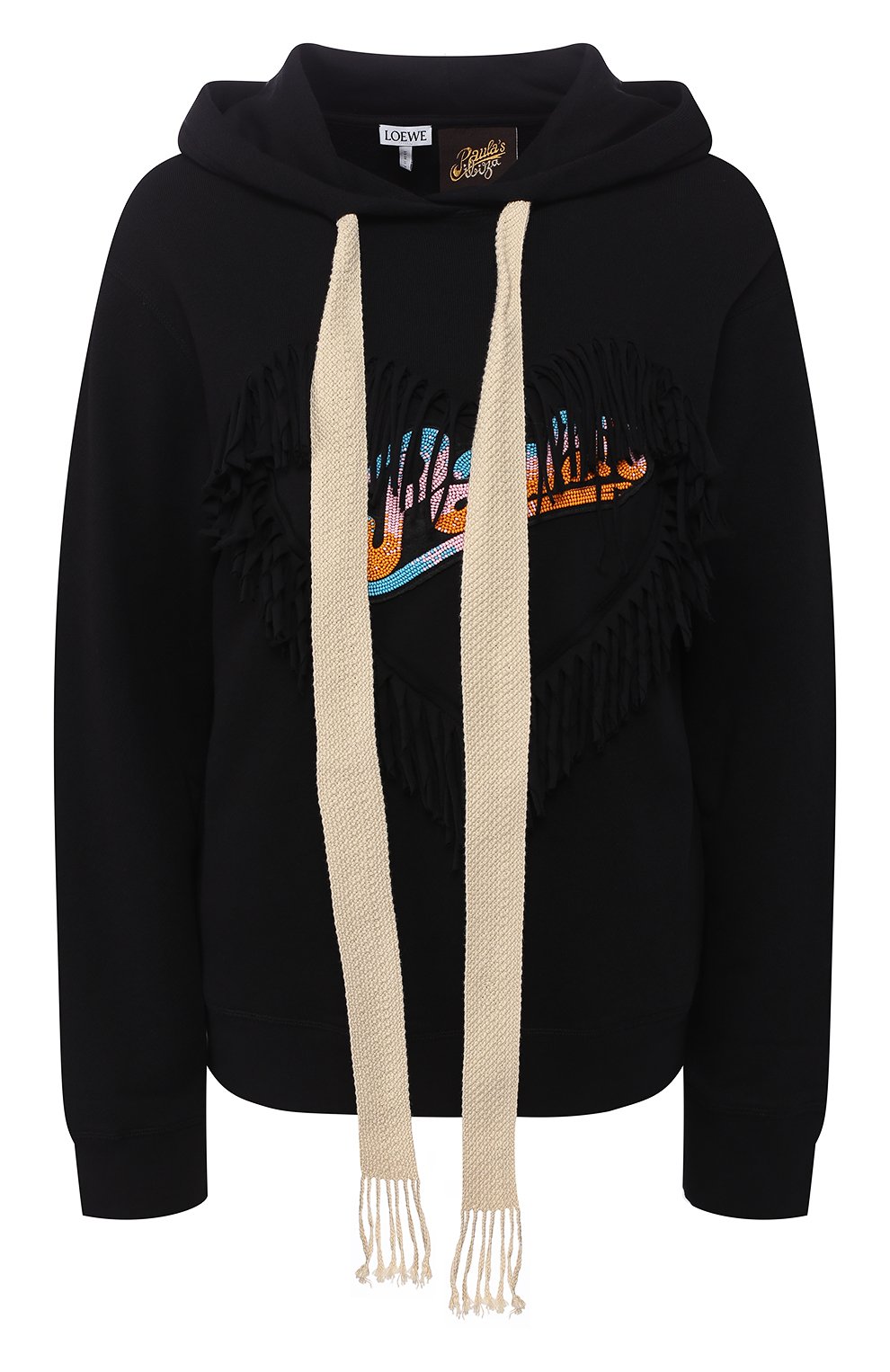 Худи loewe x paula's ibiza LOEWE черного цвета по цене 65550 руб., арт. S616341X59, фото 1 Худи loewe x paula's ibiza LOEWE, арт. S616341X59, фото 1