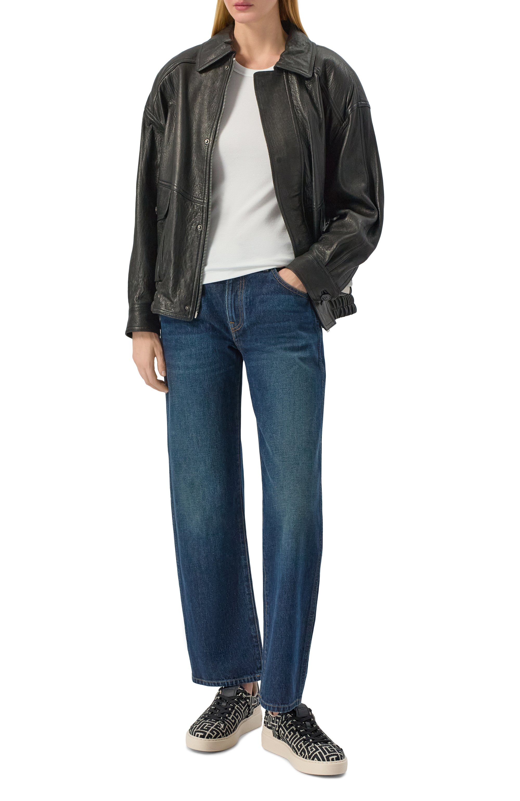 Текстильные кеды b-court BALMAIN, арт. GN1VI690/TJCM, фото 3