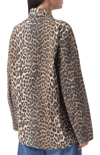 Хлопковая куртка GANNI, арт. F8880/6635, фото 4