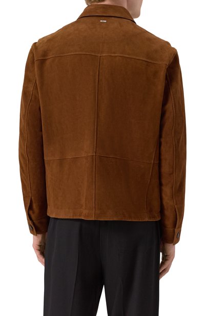 Замшевая куртка BOSS, арт. 50543204, фото 4