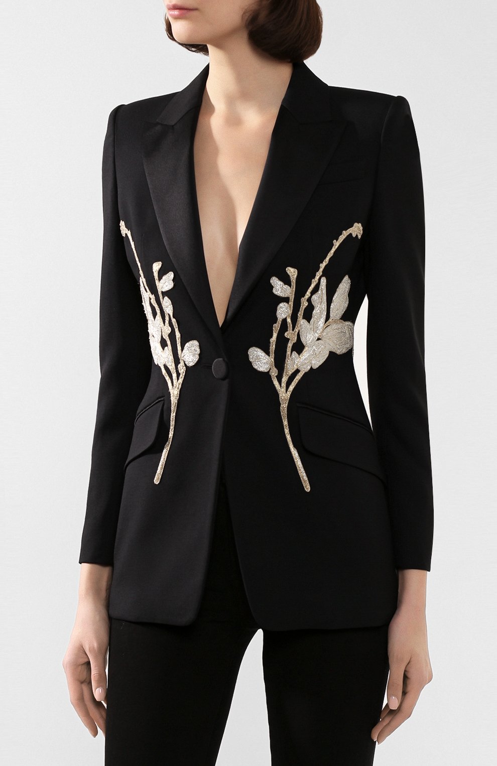 Жакет из смеси шерсти и кашемира ALEXANDER MCQUEEN, арт. 610281/QJAAA, фото 3