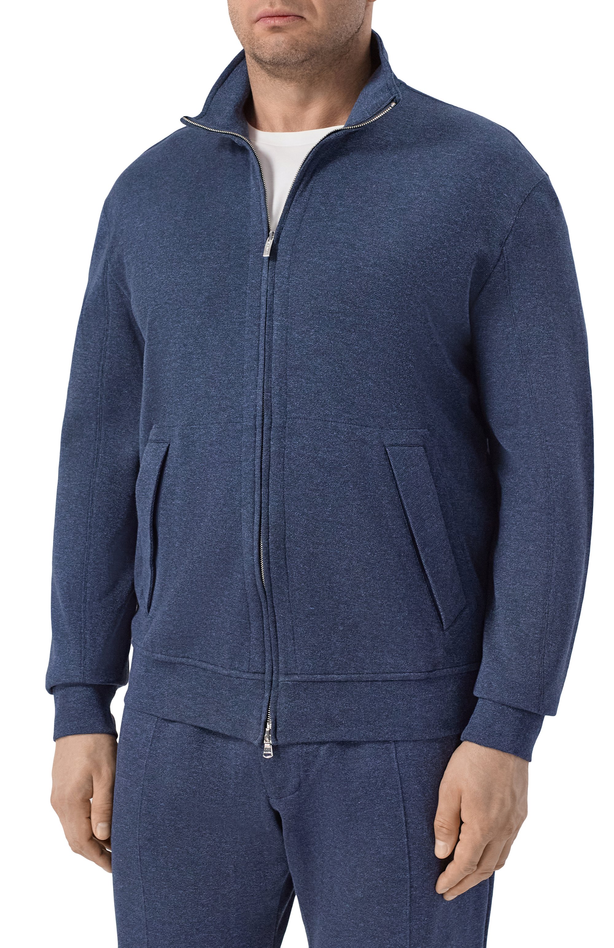 Толстовка из хлопка и шелка CORTIGIANI, арт. 4AF630, фото 3