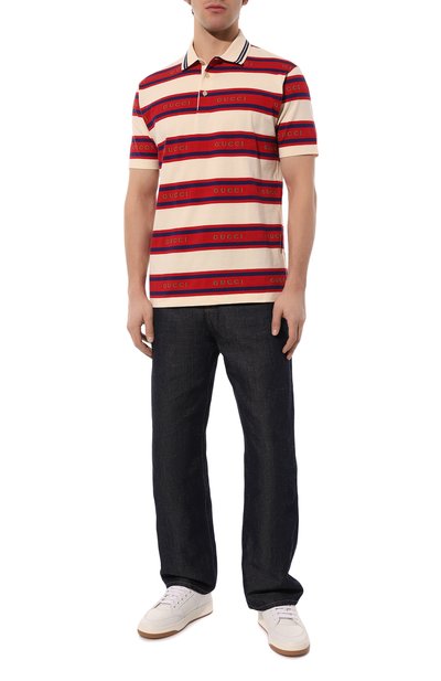 Хлопковое поло GUCCI, арт. 645258 XJC6I, фото 2