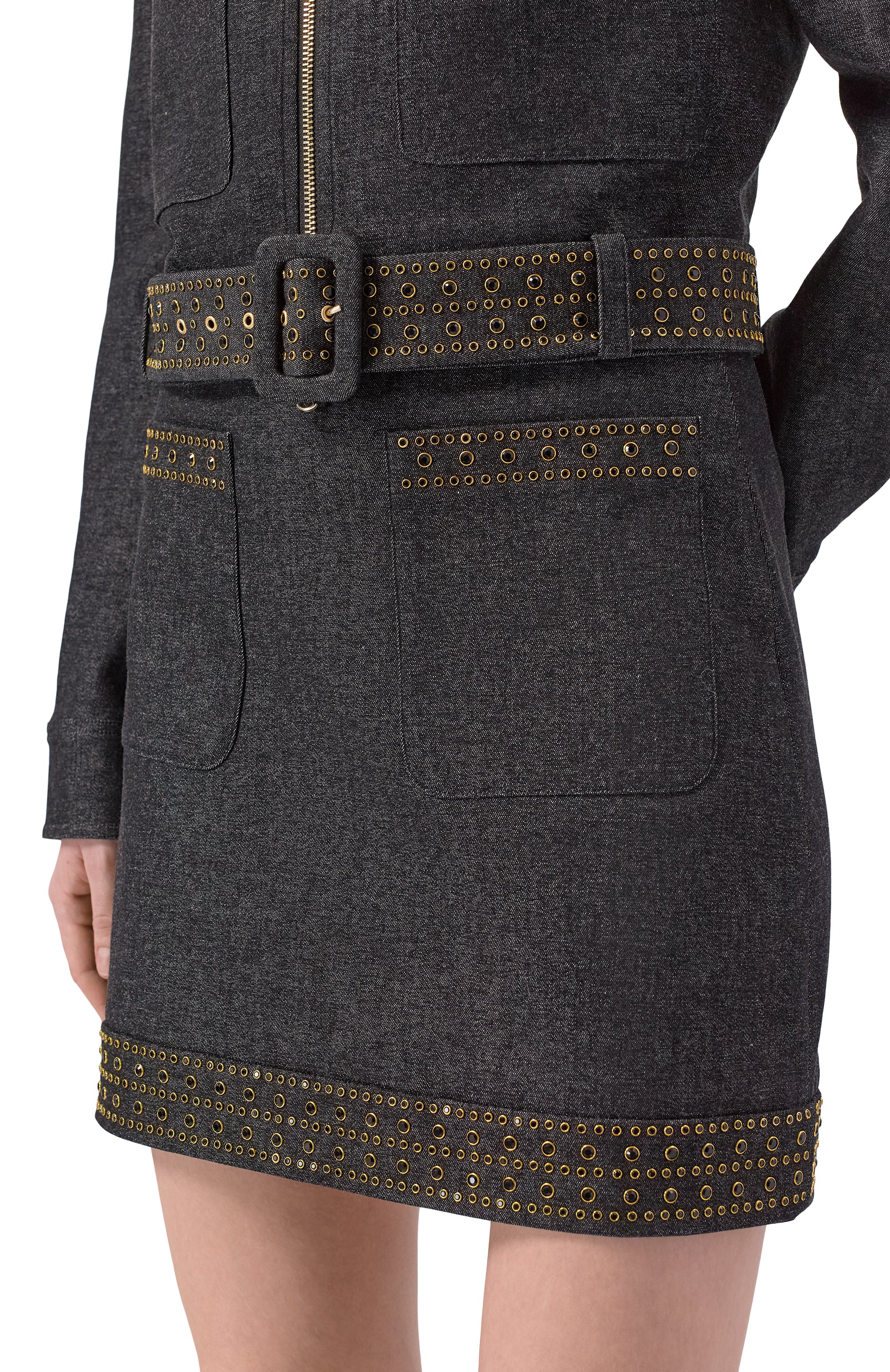 Джинсовая юбка ELIE SAAB, арт. SK241EF25/DE002, фото 5